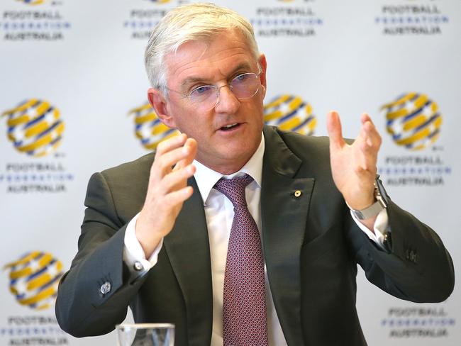 The FFA chairman is resisting wider charge. Picture: AAP