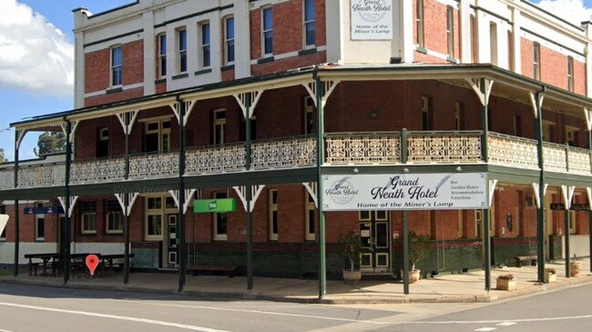 Neath Hotel had their safe stolen on March 9, 2020 before it was found in a laneway with a hole cut in it. Google street view.