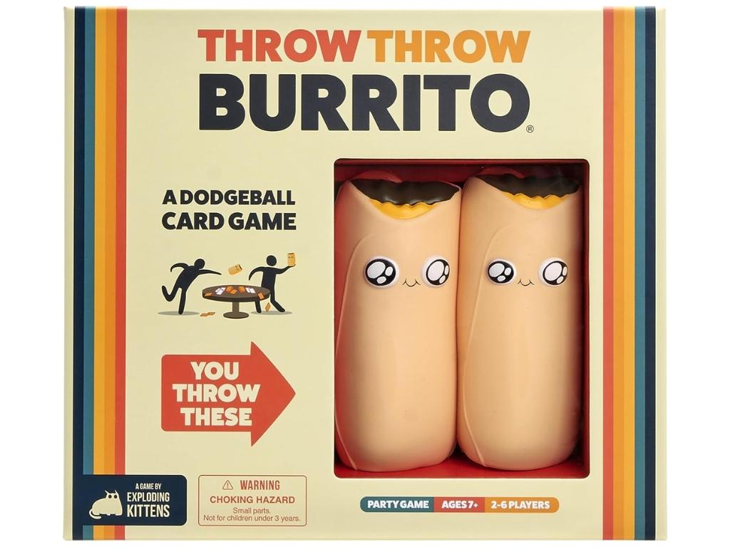 Exploding Kittens Throw Burrito Card Game. Picture: Amazon Australia.