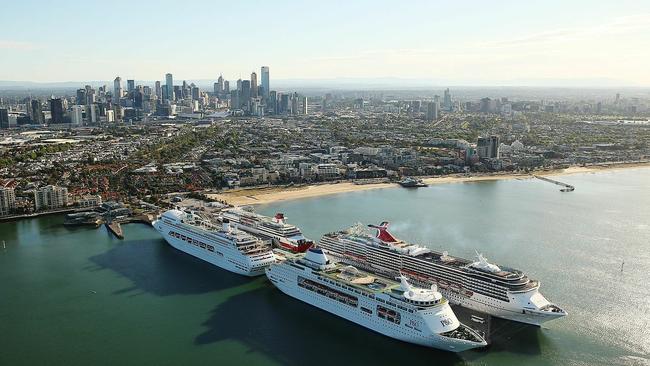 A blaze at Station Pier in Port Melbourne is now under control. Picture: file photo