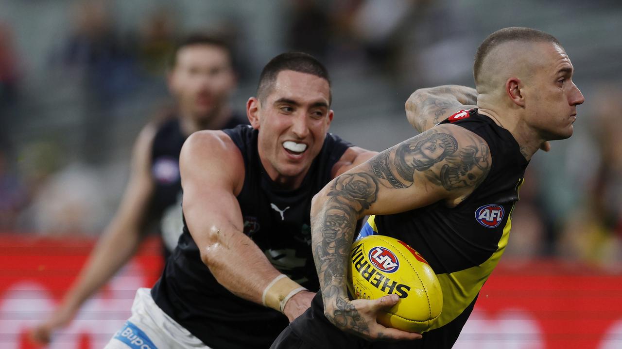 Dustin Martin has also called on the expertise of Murray. Picture: Michael Klein