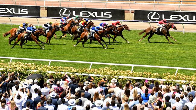 Damien Oliver took out the fourth. Picture: Getty Images