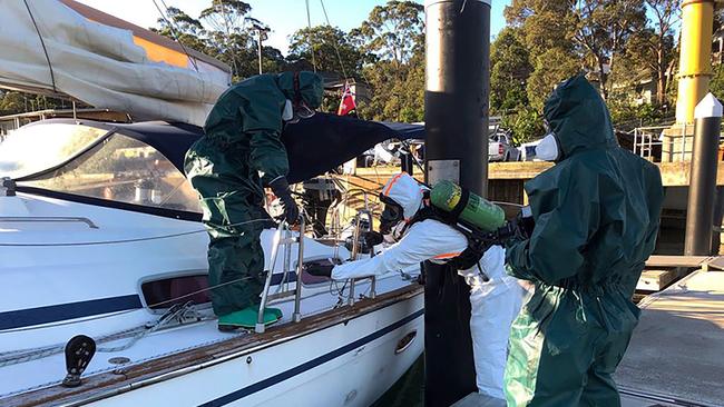 Three men have been arrested and charged in Brisbane for their alleged roles in importing about one tonne of methamphetamine into Australia.