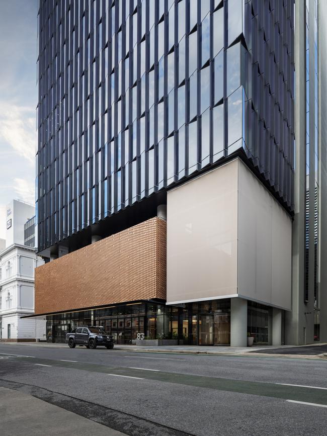 The office building is now open and is Adelaide’s ‘greenest’ CBD tower. Picture: Supplied by Cbus Property