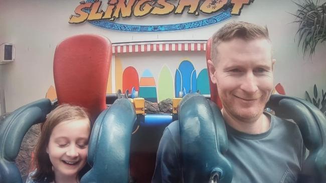 The doting dad was always there for daughter Miranda. Picture: Contributed