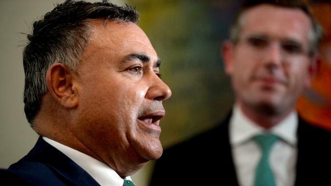 NSW Deputy Premier John Barilaro says ‘he will always put integrity before politics’. Picture: NCA NewsWire / Jeremy Piper