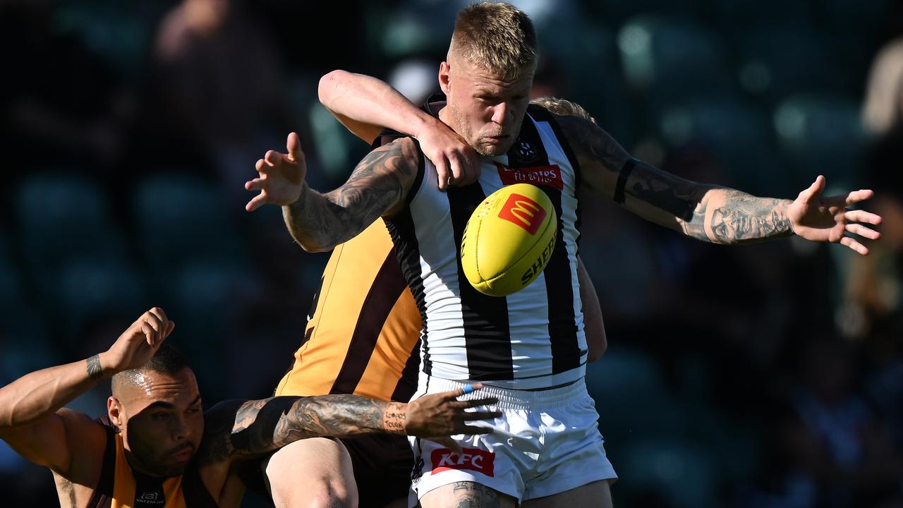 Jordan De Goey faces a nervous wait from the MRO. Picture: Getty Images