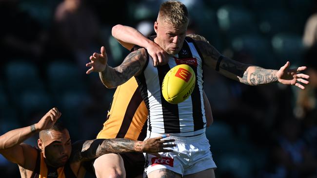 Jordan De Goey faces a nervous wait from the MRO. Picture: Getty Images