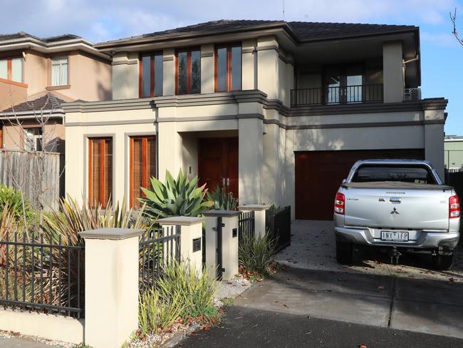 John Voitin was shot in a suspected drive-by shooting outside his home in Kew after his relationship with former underworld clients soured. Picture: Alex Coppel.