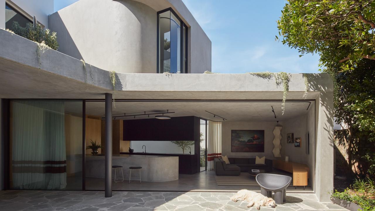 The house has a modern addition — but there’s not potential for off-street parking as it backs onto a public park.