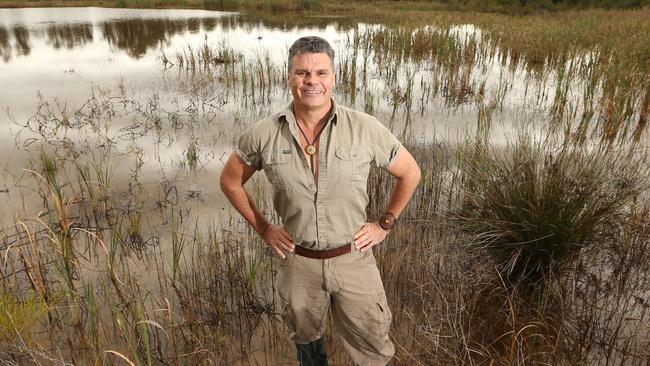 Habitat founder Matt Keys has worked with Mirvac to reclaim an old dairy paddock into a thriving eco system at Pimpama. Picture Glenn Hampson