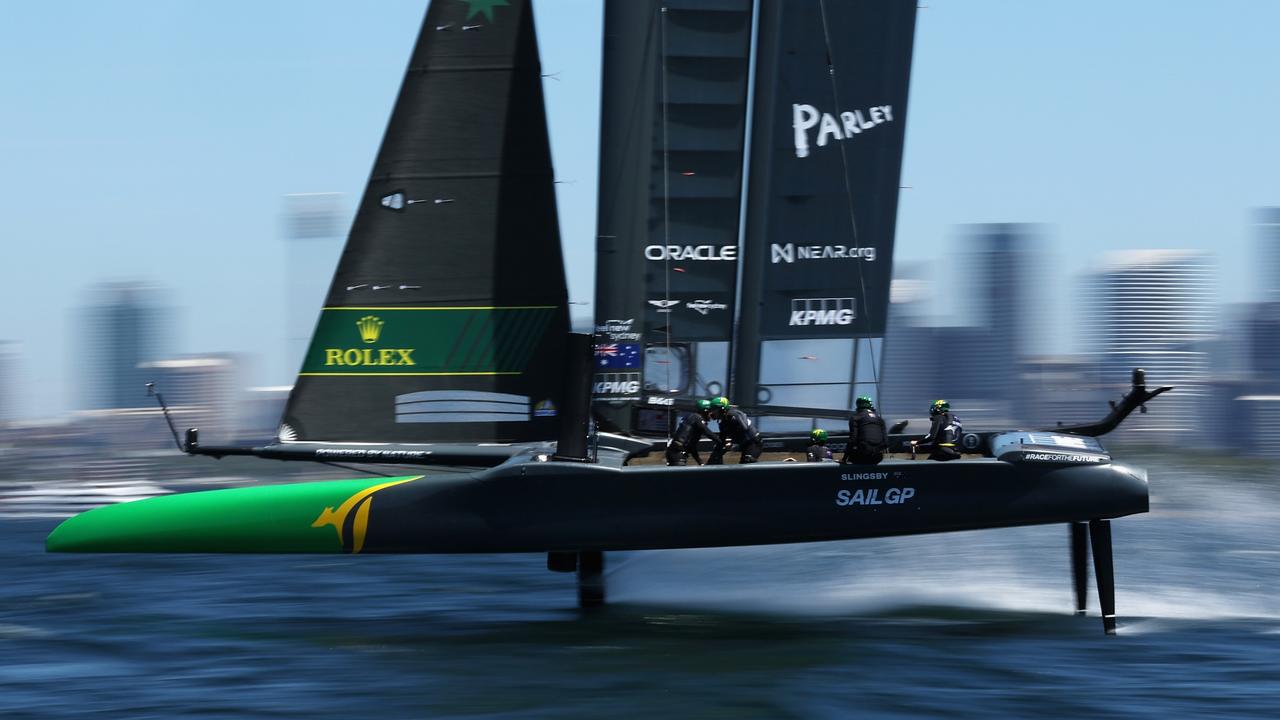 The Flying Roo on Sydney Harbour last season. Picture: Cameron Spencer/Getty Images