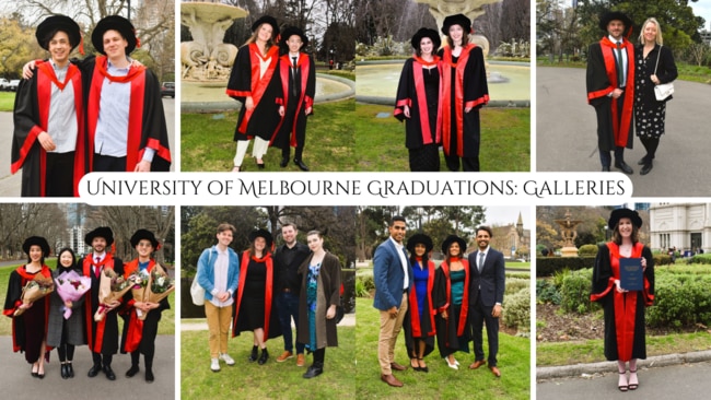 Melbourne Uni students have celebrated their graduations this month, and are ready to embark on their next chapter. Check out all the pictures captured so far.