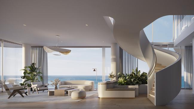 Plus Architecture's Drift Residences offers luxury whole-floor apartments designed for those seeking a premium coastal lifestyle.