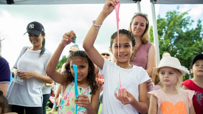 Slime time at Moreton Kids Festival.