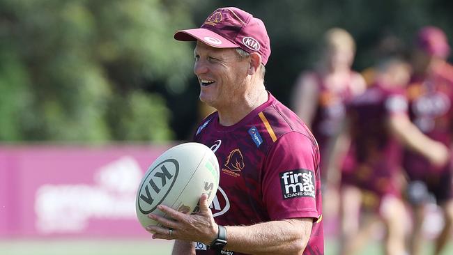 Broncos coach Kevin Walters is open to Wayne Bennett returning to club. Picture: Liam Kidston