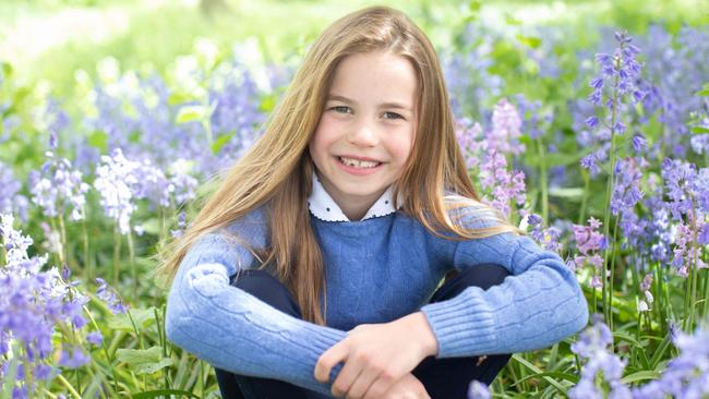 Kensington Palace released this photograph of Princess Charlotte taken by her mother, The Duchess of Cambridge, to mark her seventh birthday this week. Picture: HRH The Duchess of Cambridge/Kensington Palace/AFP