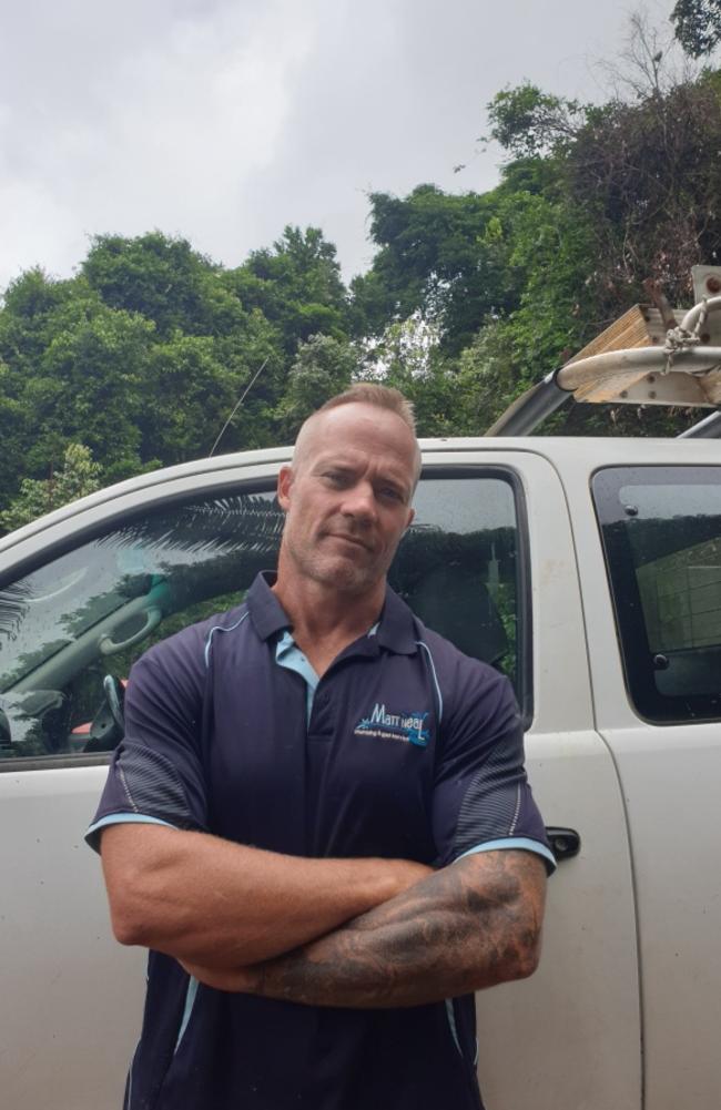 Whitsundays licensed plumber and gas fitter Matt Neal took the council to court over what he says was a wrongly issued penalty infringement notice. Picture: Contributed