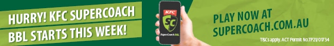 Hurry banner for KFC SuperCoach BBL