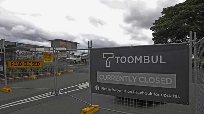 Toombul Shopping Centre is closed due to the flooding that occurred last week. Picture: Zak Simmonds