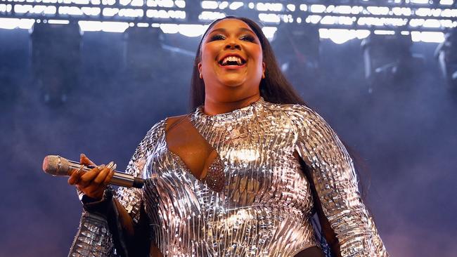 INDIO, CA — APRIL 14: Lizzo performs at Mojave Tent during the 2019 Coachella Valley Music And Arts Festival on April 14, 2019 in Indio, California. (Photo by Rich Fury/Getty Images for Coachella)