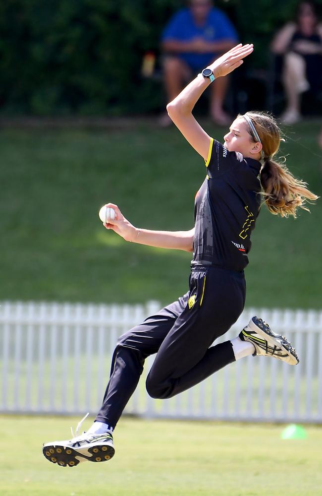 Wests bowler Lilley Bassingweight is not the only bowling young gun at Wests. Picture, John Gass