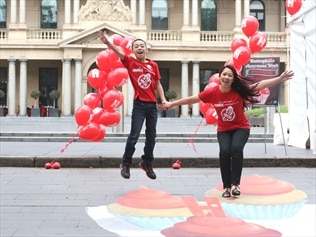 Jayden Wong (L) has been living with the blood clotting disorder haemophilia for 11 years.