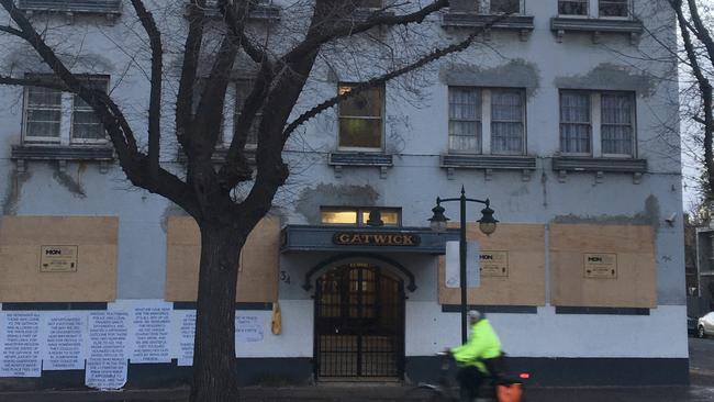 The Gatwick in St Kilda before it was renovated by The Block team. Picture: Fiona Byrne