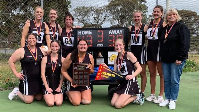 The Karoonda A grade netball side won the premiership in 2022. Picture: Facebook