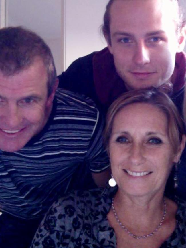 Phil Walsh with his wife, Meredith, and son Cy. Source: Facebook.