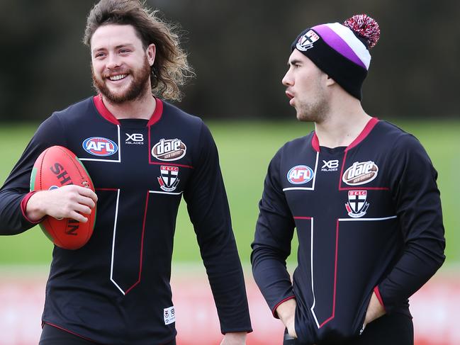 Jack Steven (left) and Jade Gresham highlight the depth of talent at Moorabbin.