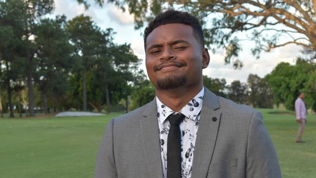 Jaziah Davis at the Pioneer State High School formal at the Mackay Golf Course on Friday November 20. Picture: Zizi Averill