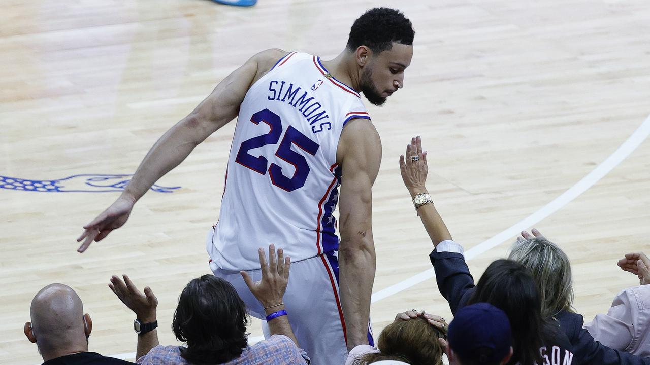 Ben Simmons is yet to play an NBA game this season. Photo by Tim Nwachukwu/Getty Images