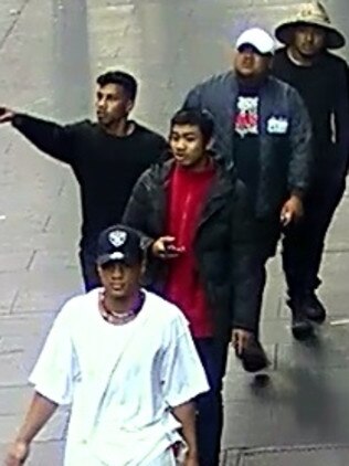 Police wish to speak with a group of men.