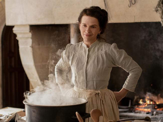 Juliette Binoche,  as peerless cook Eugenie, starring in the film, The Taste of Things. Picture - Carole Bethuel