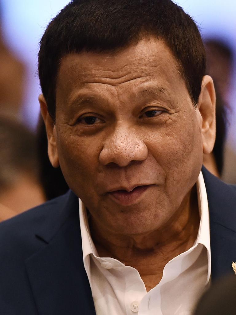 Philippines' President Rodrigo Duterte. Picture: Lillian Suwanrumpha/AFP