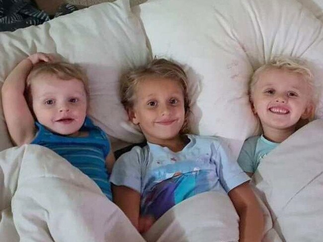 Donald, with his big sisters, was in perfect health before he contracted meningococcal B.