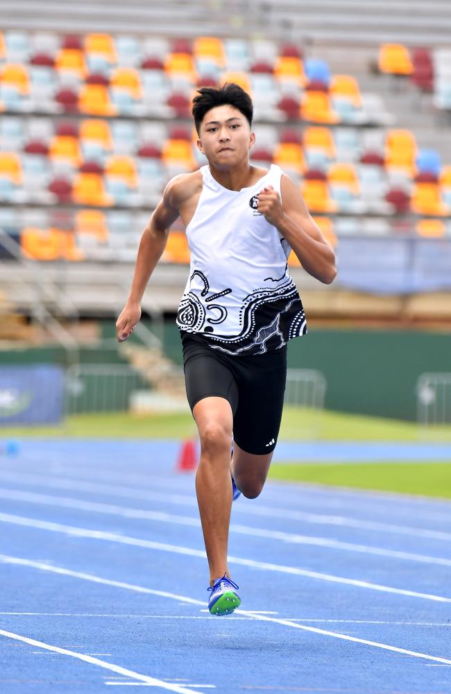 Queensland track and field state titles Saturday March 15, 2025. Picture, John Gass