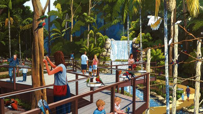 Another artist impression lost valley Currumbin wildlife sanctuary