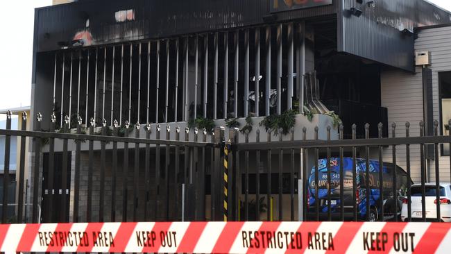 RSL on Cavenagh has been shut since a fire in 2018 . PICTURE: Katrina Bridgeford.