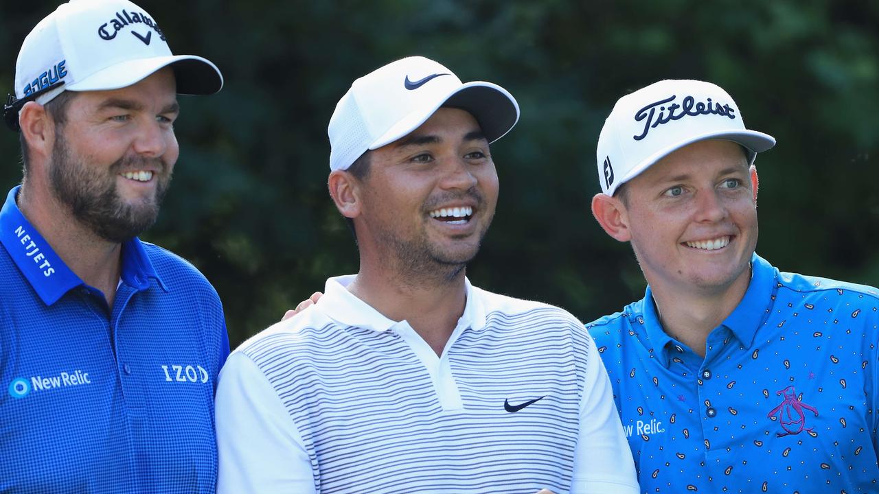Aussie golfers Marc Leishman, Jason Day and Cameron Smith - along with former champion Adam Scott - are lining up at the Masters.