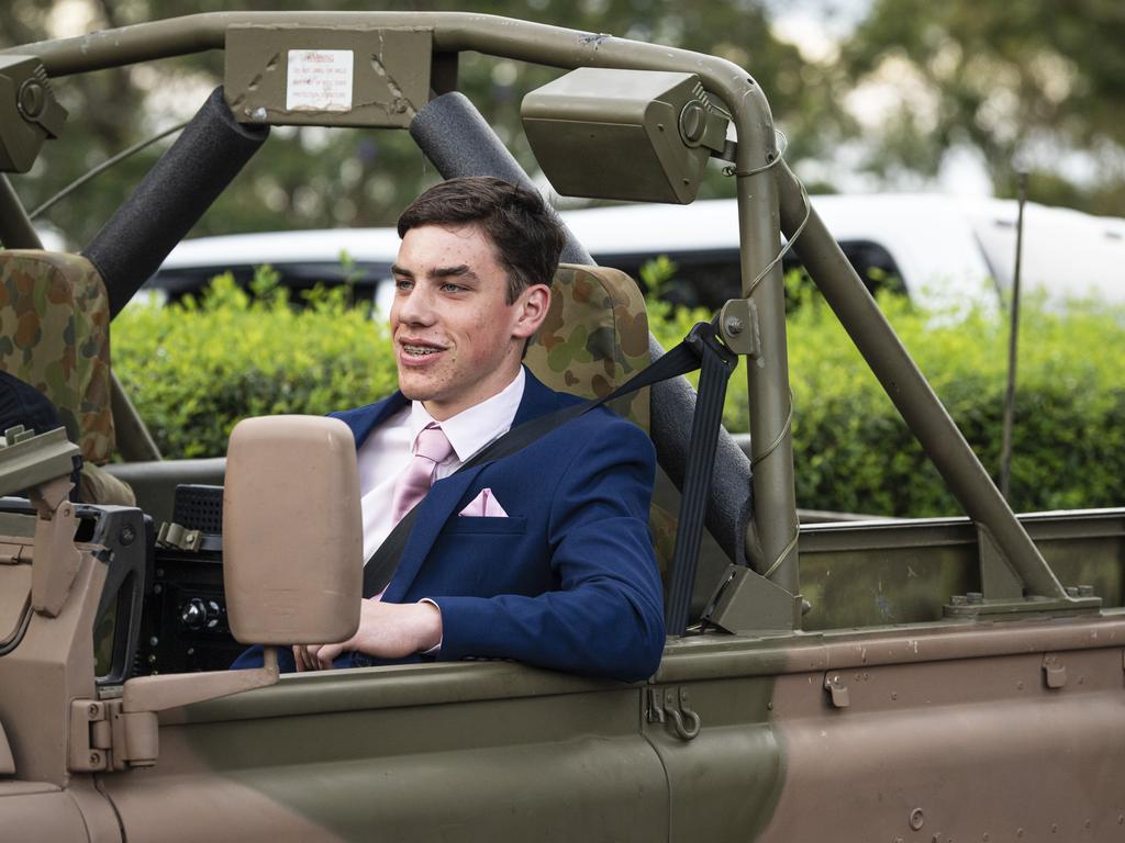 Graduate Dominic Webber at Toowoomba Christian College formal at Picnic Point, Friday, November 29, 2024. Picture: Kevin Farmer