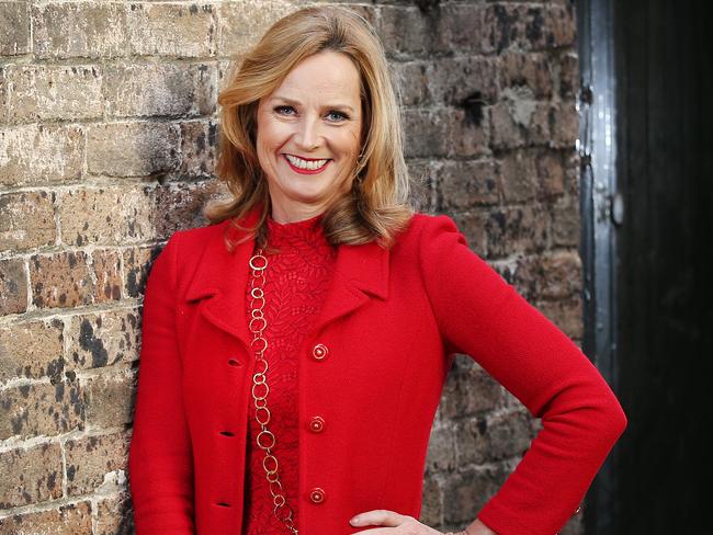 Pictured at her office in Pyrmont is business woman ,Shark Tank judge and RedBalloon founder Naomi Simson.Picture: Richard Dobson