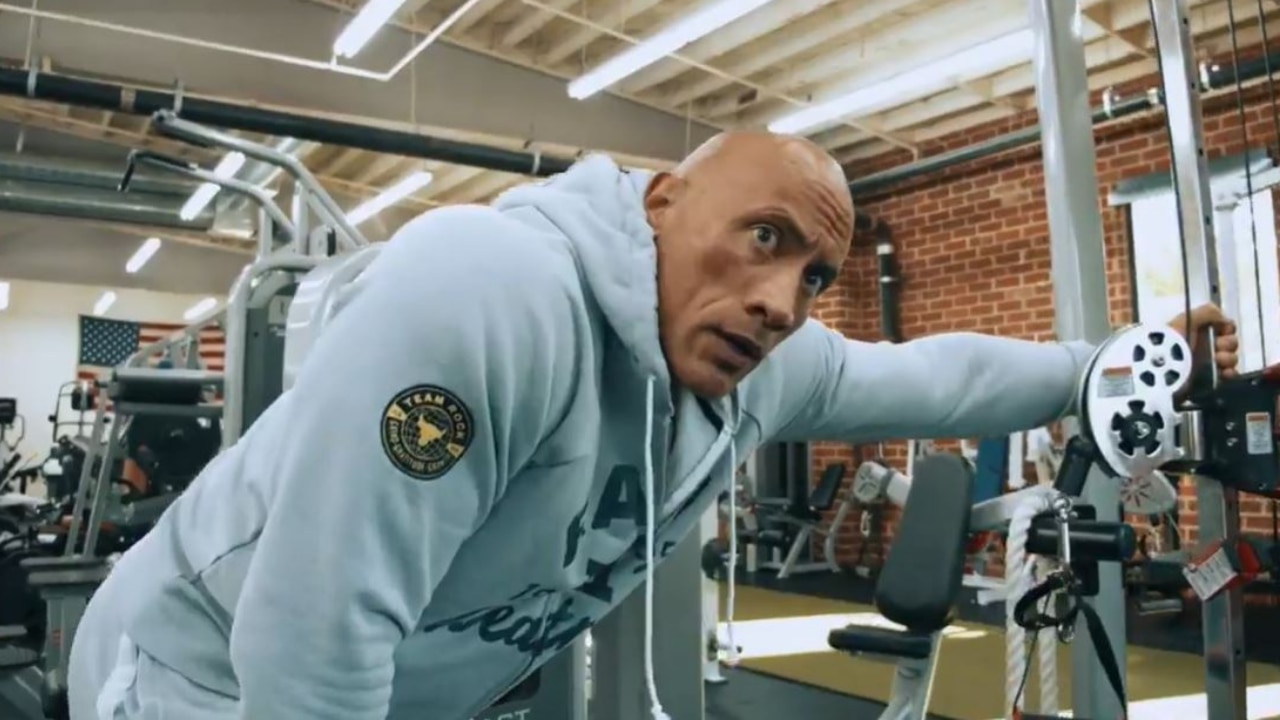 The rock best sale home gym