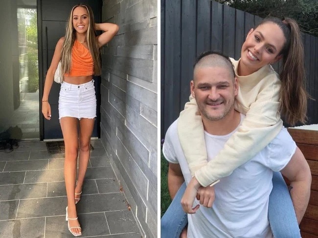 Mia Fevola and dad Brendan.