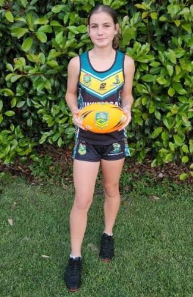 Sunshine Coast touch football star Tiahna Boothby.