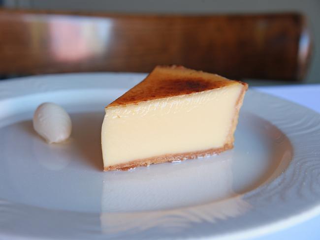 The lemon tart at the original Bistro Moncur. Picture: Cameron Richardson