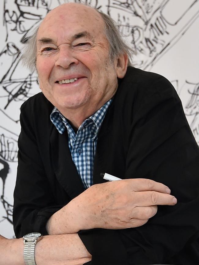 Quentin Blake, 85, has illustrated more than 250 children’s books. Picture: AFP