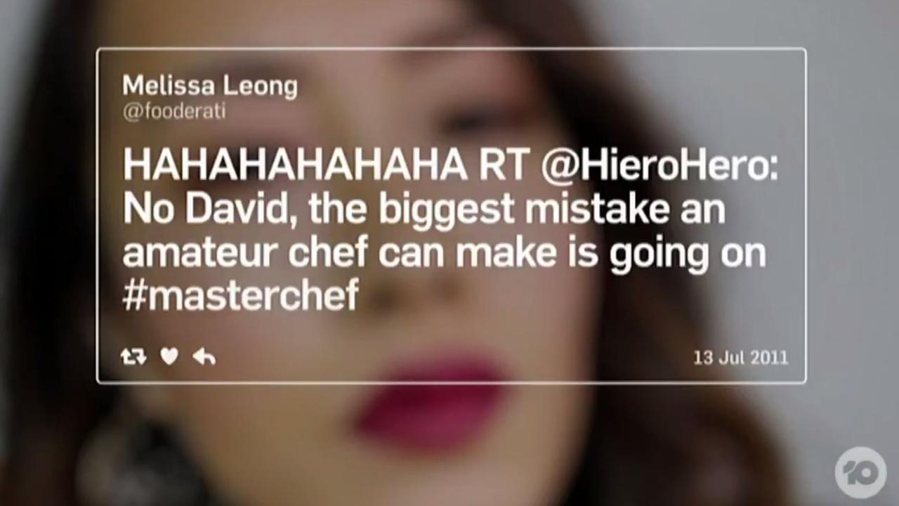 Leong also retweeted this comment about MasterChef.