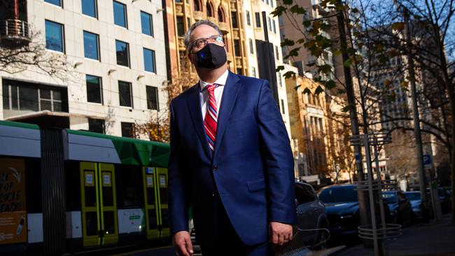 VECCI chief executive Paul Guerra said fatigue and frustration was evident in the wake of Melbourne’s fourth lockdown. Picture: Mark Stewart